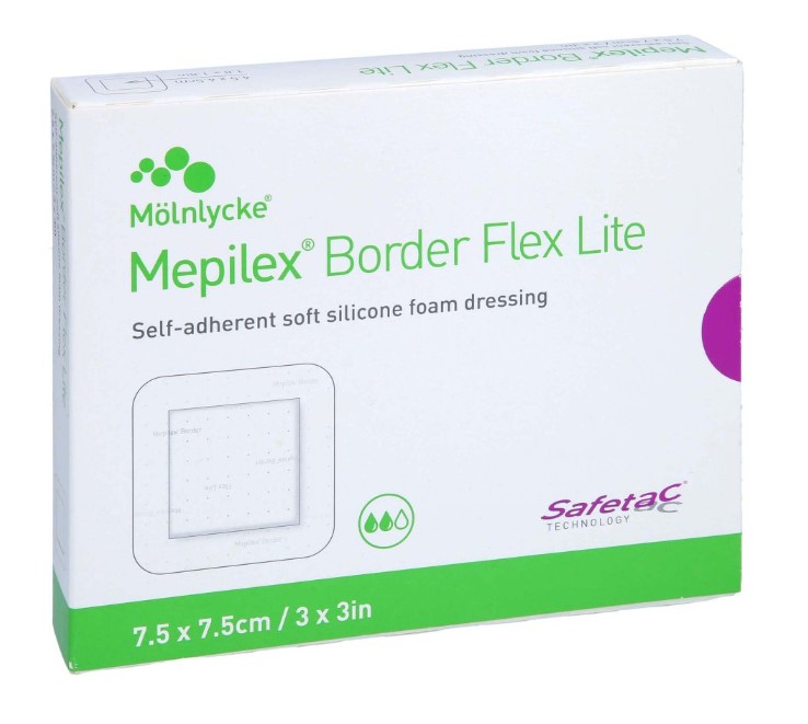 Mepilex Border Flex Lite 7,5cm* 7,5cm 1St.